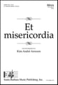 Et Misericordia SSAA choral sheet music cover